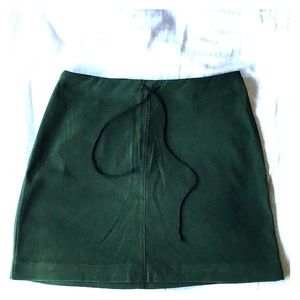 Green Mini Skirt
